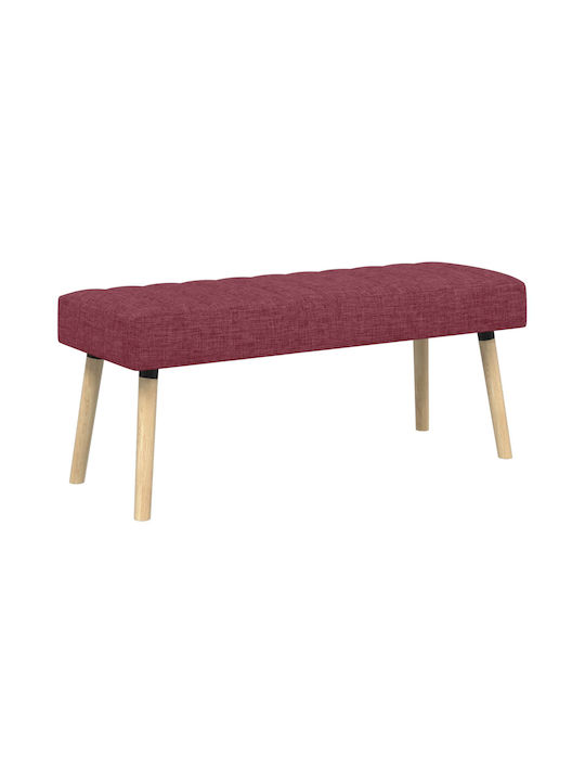Stoff-Tabouret Mit Rucksack Rot 46x110x40cm