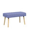 Stoff-Tabouret Mit Blauer Jeans Farbe 80x40x46cm