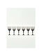 SteweHome Set Gläser Rotwein Glas Grau 310ml 6 Stück