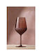 SteweHome Set Of White Wine / Coffee Freddo Glasses Made Of Glass In White Colour 490ml 4 Pieces