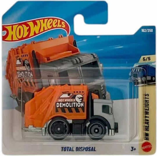 Mattel Heavyweights Total Disposal Basic Treasure Hunt Количка Heavyweights Total Disposal Basic Treasure Hunt Камион за боклук за 3+ години