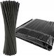 Black Reusable Bendable Straws 500pcs