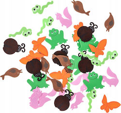 Foam Animal Stickers 4 40 Pcs