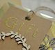 Glitter Stickers Alphabet Gold Letters 50pcs