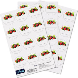 Self-adhesive Labels Jars 36 Pcs