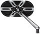 Arlen Ness Right Motorcycle Mirror Harley Davidson Other Motorcycles Black Deep Cut Caged Mirror