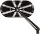 Arlen Ness Десен Огледало За Мотоциклет Harley Davidson Други Мотоциклети Черен 10-gauge Caged Mirror Right Hand Black
