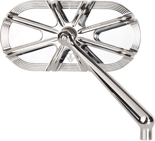 Arlen Ness Right Motorcycle Mirror Harley Davidson Other Motorcycles Chrome 10-gauge Caged