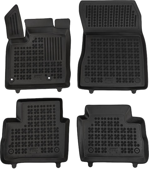 Nissan Qashqai 2024+ Mild Hybrid Facelift Black Rubber Car Mats Raised Sides Rezaw Plast 4 Pieces