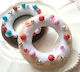 Decorative Beads Round Pink Balls 57 Pcs
