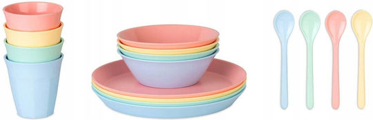 Set Ustensile De Gătit Pentru Camping Nora Macarons 16 Piese Koziol