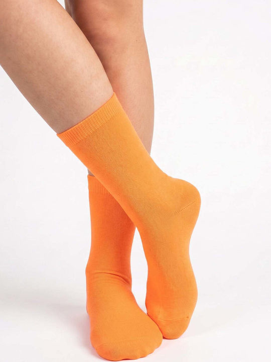 Dimi Socks Γυναικείες Κάλτσες Πορτοκαλι