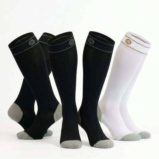 Dimi Socks Graduated Compression Comfort 3.0 Socks 2 Black 1 White