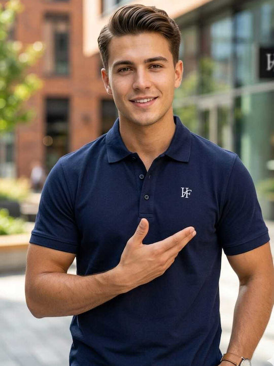 HF Milano Experience Premium Comfort Hf Milano Polo Blouse Navy Blue