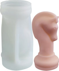 Silicone Mold Chess Knight Candles