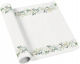 Non-woven Table Runner Eucalyptus Leaves Boho Tablecloth Communion Christening 40x500cm