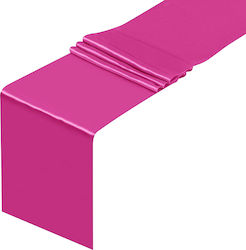 Satin Smooth Runner Decoration Fuchsia 0 36 X 9m