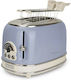 Ariete Vintage Toaster 2 Schlitze Blau