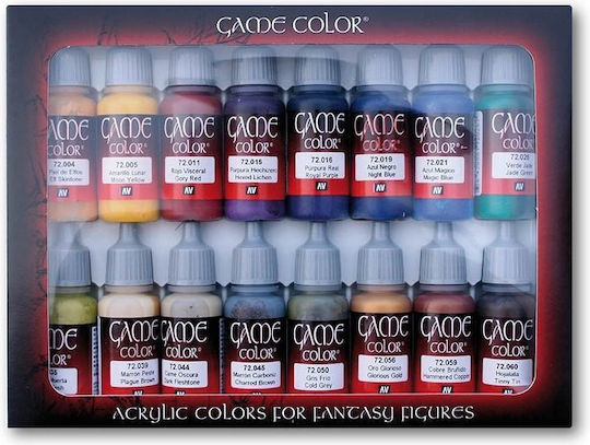 Acrylicos Vallejo Игра Комплект Цветове За Моделиране 18мл 16бр