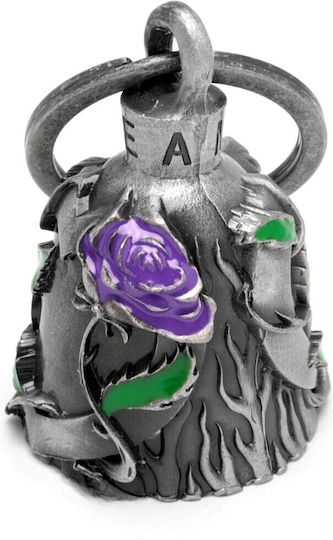Gremlin Guardian Bell Motorrad Dekorativ Motorradliebe Lila Rose