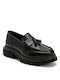 Leather Men's Loafers In Black Colour