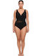 Solids Costum De Baie Întreg Negru
