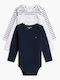 Tommy Hilfiger Set Baby-Body Dark Night Navy 3 Stück