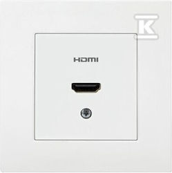 Karre Einzelne HDMI Steckdose Weiß 90967168