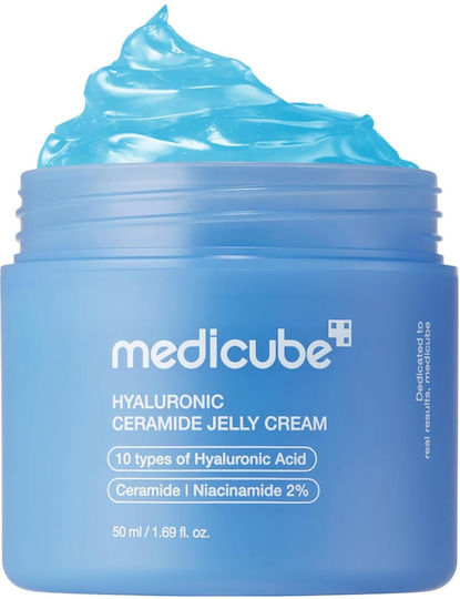 Medicube Hyaluronic Ceramide Jelly Moisturizing Face Cream with Hyaluronic Acid & Niacinamide 50ml