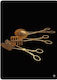 SteweHome Set Of Stainless Steel Serving Utensils 3 Pieces Yellow