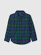 Kids Checked Long-Sleeved Shirt Balsam Tree Flannel