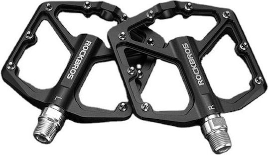Rockbros Bicycle Pedals Flat Black