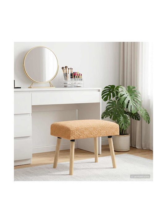 Stoff-Tabouret Beiges 60x40x45cm