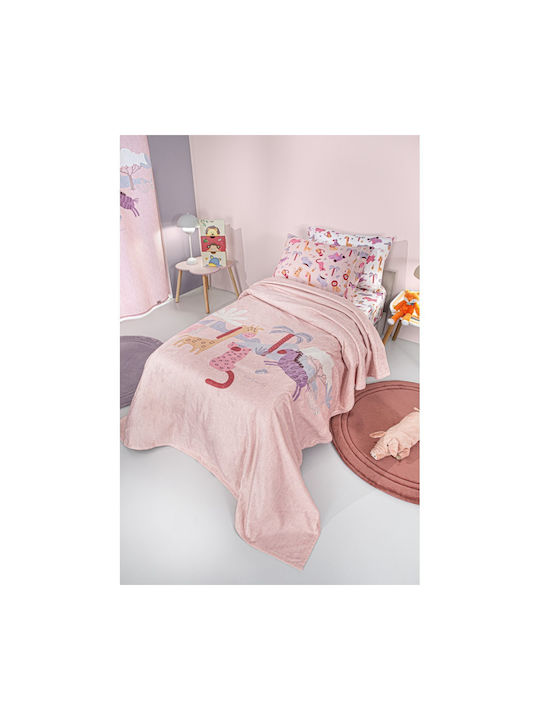 Guy Laroche Fleece Blanket Jungle Multicolour 220x160cm