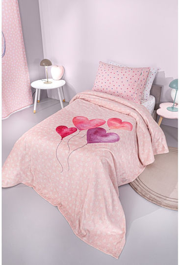 Guy Laroche Κουβέρτα Fleece Amore Πολύχρωμη 220x60εκ.