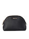 Neseser Cosmetic Din Eco-piele Zagatto Negru Dimensiuni 22x13x6.5 Cm Geantă De Toaletă De Călătorie Universală Geantă De Machiaj Spațioasă Ușoară Zg1023