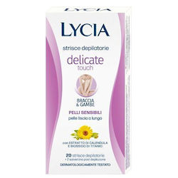 Lycia Touch Benzi Depilatoare 20 Bucăți