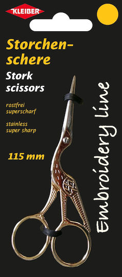 Stork Scissors Kleiber 92170 115 Mm Golden