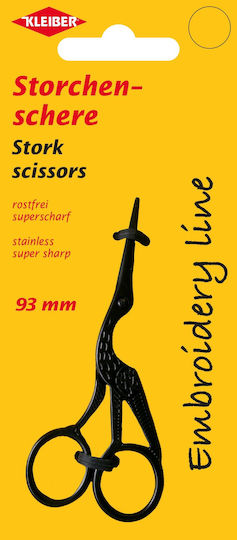Ножици Stork Kleiber 92180 93 мм Черни