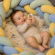 Grandes Suenos The Pastels Crib Bumper Braided Inside The Pastels 200cm