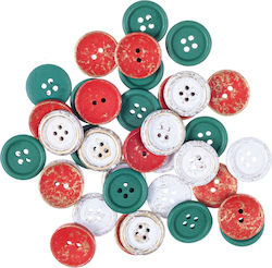 Butoane Decorative Din Lemn Mix 2cm 36 Bucăți
