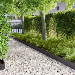vidaXL Metal Garden Hedge in Black Colour 15cm ...