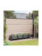 vidaXL Kunststoff Blumenkasten Schwarz 160x40x29cm
