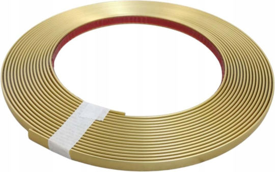Gold Matte Decorative Strip 6mm Flexible Self-adhesive