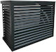 Decoclim Xxl 100yx145mx85-100b Cm Κάλυμμα Εξωτερικής Μονάδας Κλιματιστικού Ανθρακι