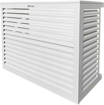 Decoclim Xxl 100yx145mx85-100b Cm Outdoor Air Conditioner Unit Cover White