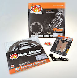 Moto-Master Bremsscheiben Set Ktm '08-'24 Husqvarna '14-'24 Brembo Bremszange Einschließlich 270mm Schwimmende Scheibe 112083 Adapter 211045 Kh181 M:22 Beläge 093022 Moto-Master Bremsscheiben Set Ktm '08-'24 Husqvarna '14-'24 Brembo Bremszange Einschließlich 270mm Schwimmende Scheibe 112083 Adapter 211045 Kh181 M:22 Beläge 093022