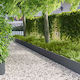 vidaXL Metallische Gartenhecke in Grau Farbe 1,...