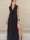 Καλοκαιρινό Maxi Φόρεμα Black
