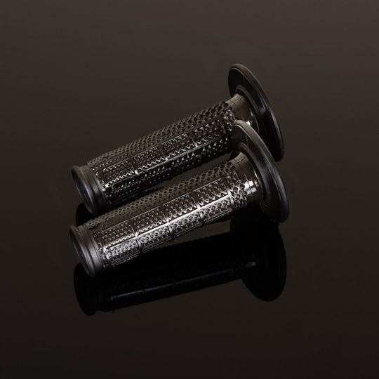 Renthal Mx Dual Compound Ultra Tacky Tapered Grips Dual-compound Black Color